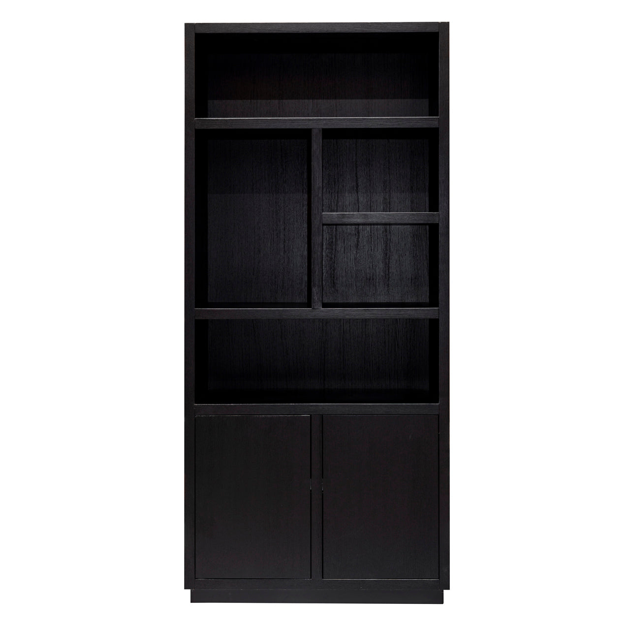 Vitrīna Oakura Richmond Interiors 100/220/45 cm melns