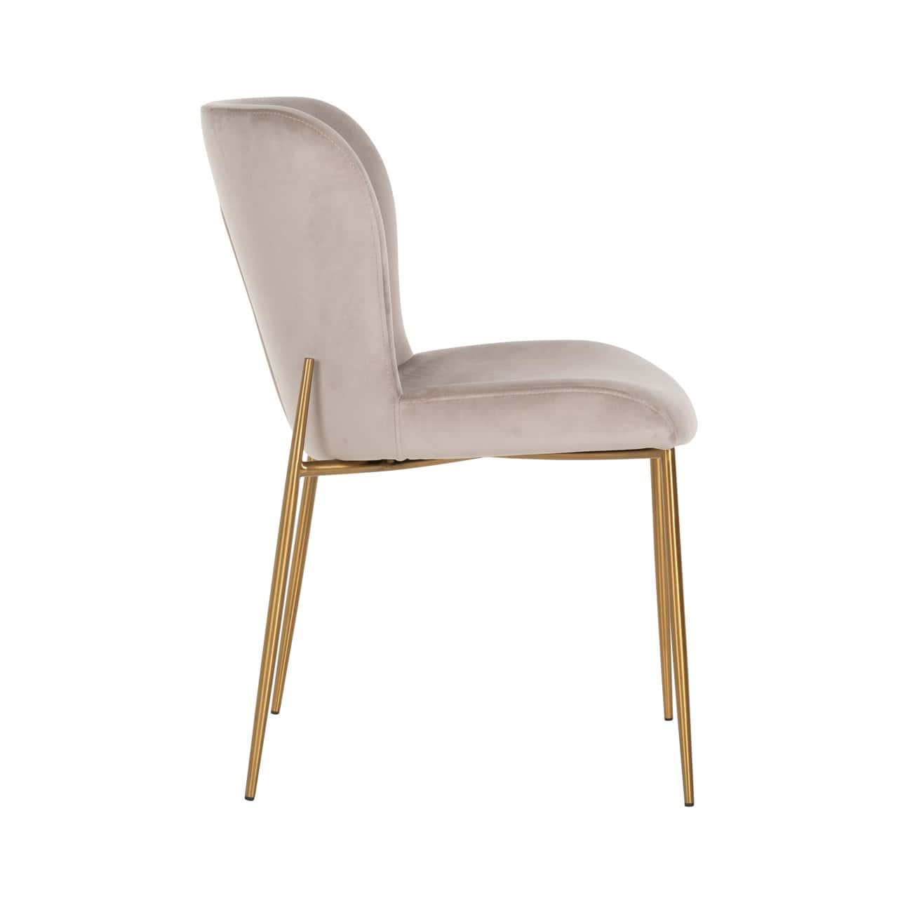 Krēsls Odessa (Set of 2) Richmond Interiors 49/85/64 cm khaki velvet fire retardant