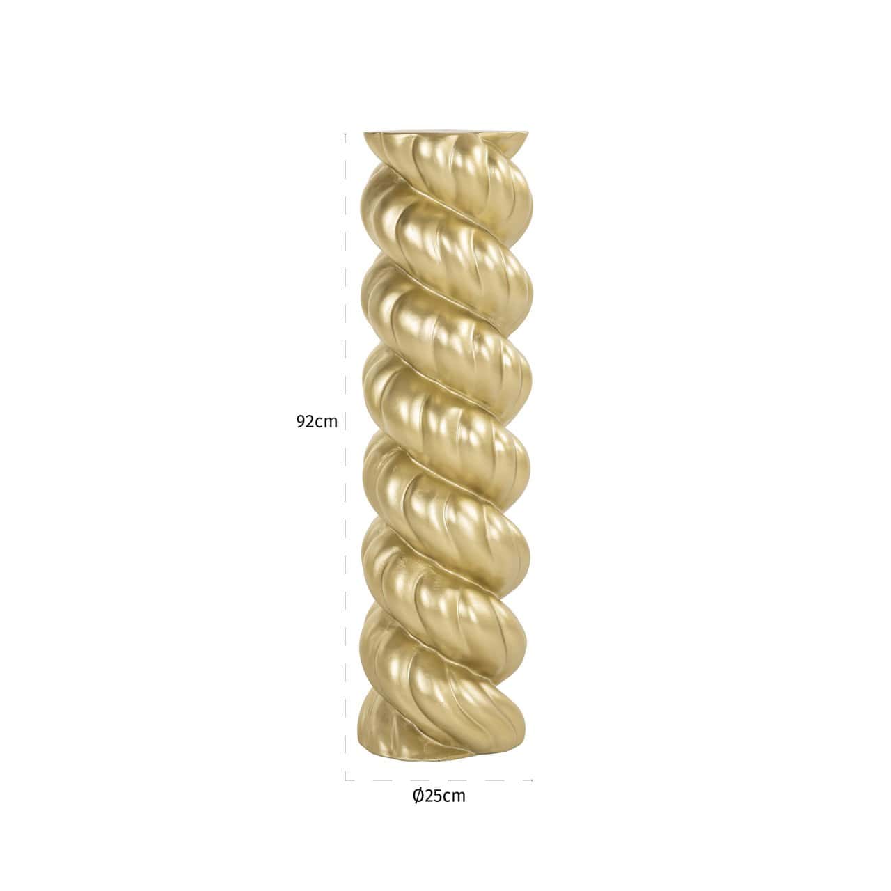Kolonna Amalia Richmond Interiors 93/26/26 cm zelts