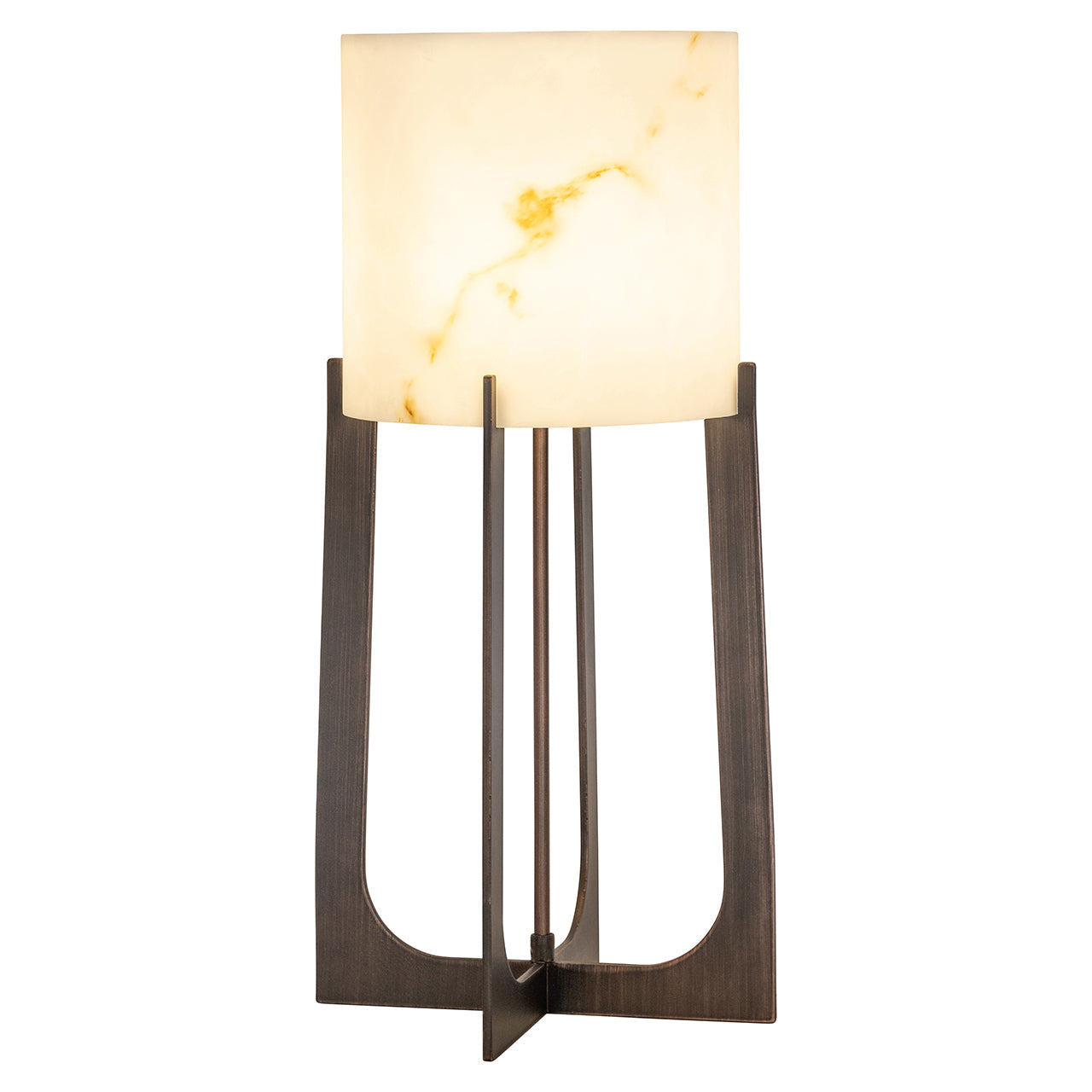 Galda lampa Richmond Interiors Loura small 57/27/27 cm bronza - N1 Home