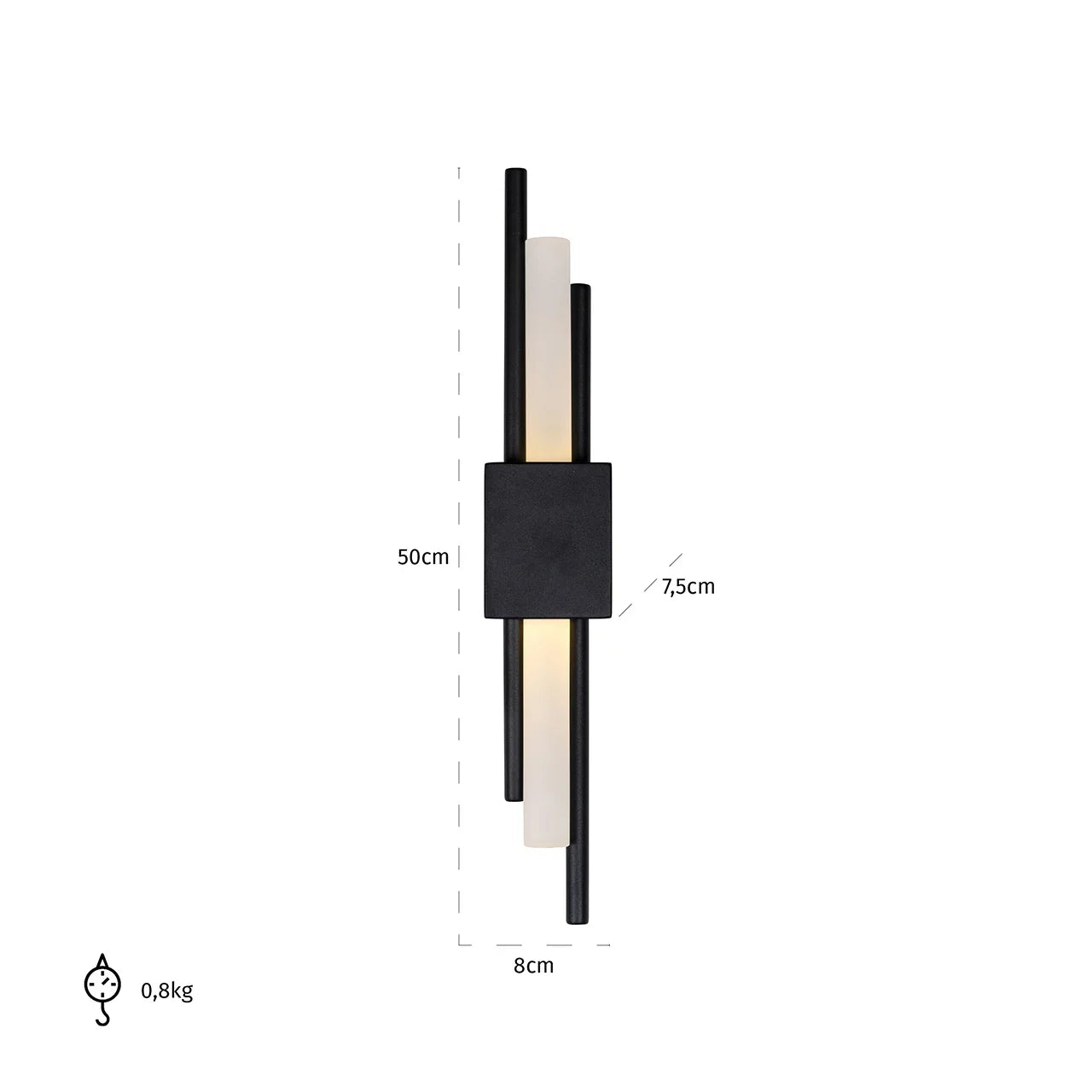 Sienas lampa Richmond Interiors Mylas 50/8/7,5 cm - N1 Home