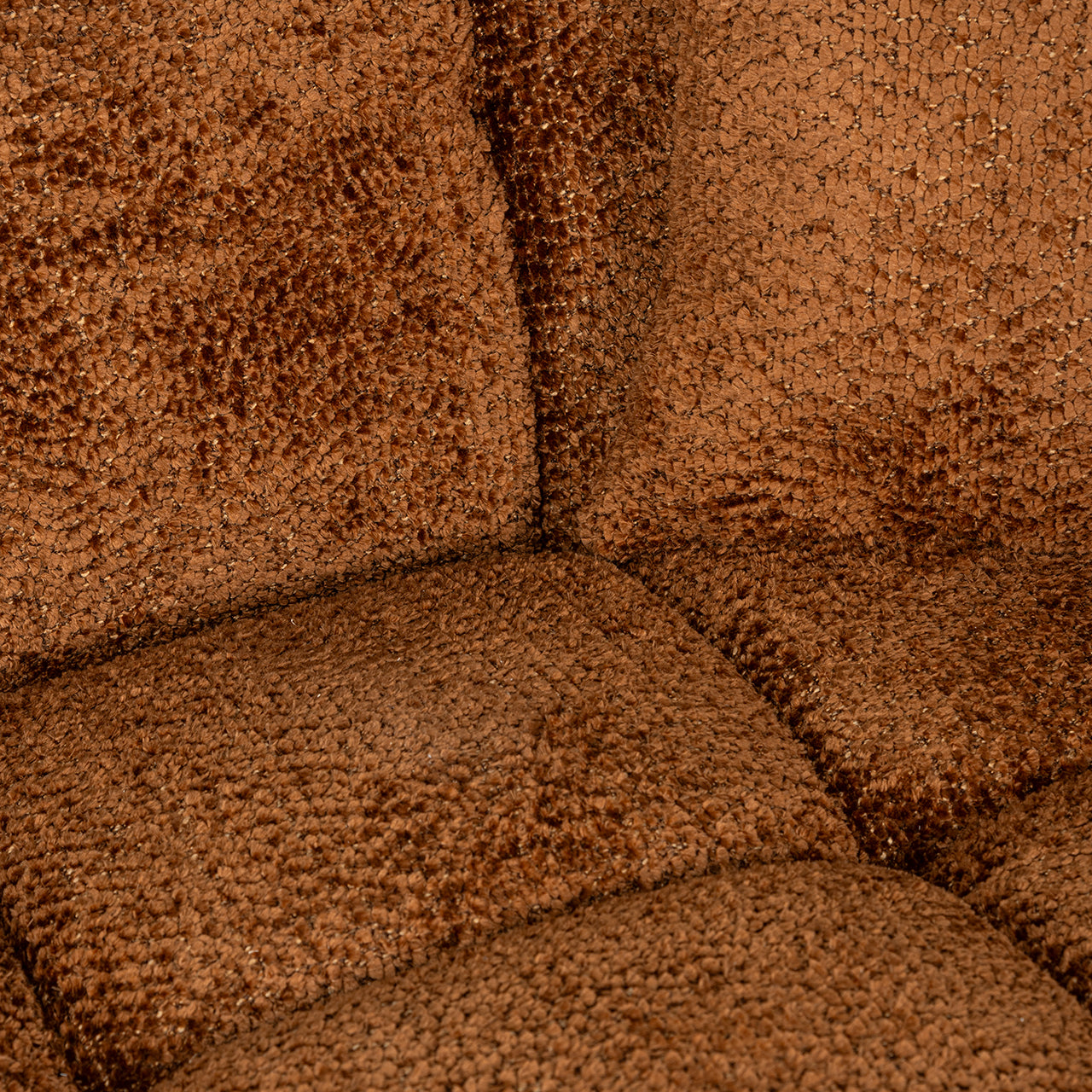 Dīvāns Cube Richmond Interiors 76/325/195 cm Be Lovely 603 Cinnamon - N1 Home