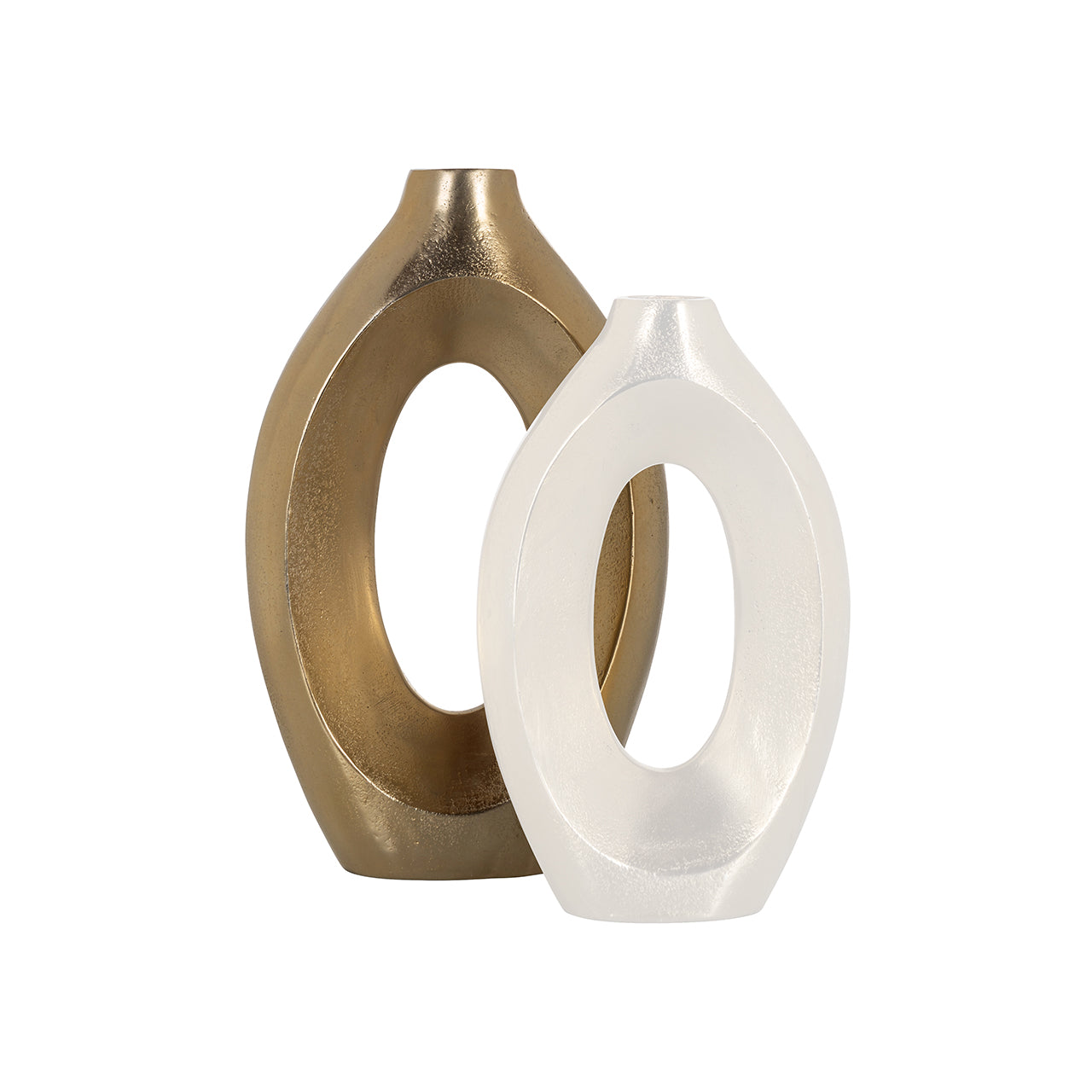 Vāze Richmond Interiors Alma big 36/22/8 cm zelts - N1 Home