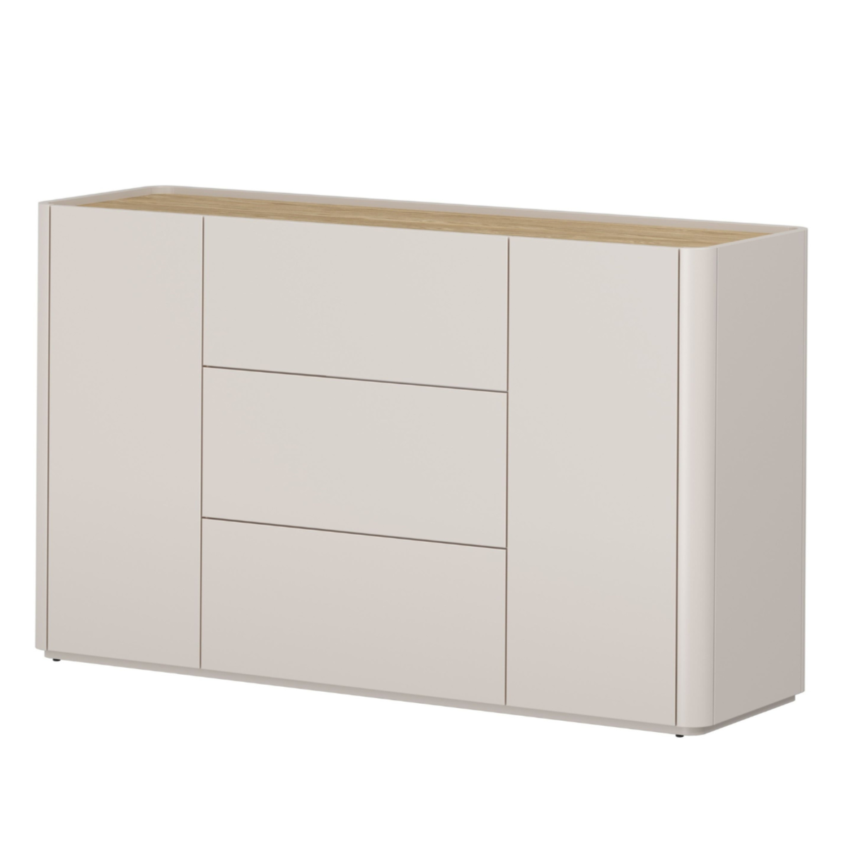 Kumode Elva 150/89.5/48 cm Kašmirs / Eļļots ozols - N1 Home