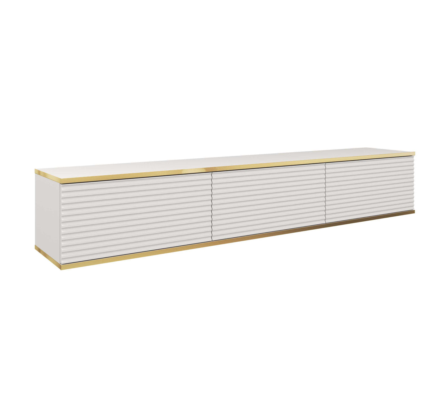 RTV skapis O2 rievota priekšpuse 175/30/32 cm balts - N1 Home
