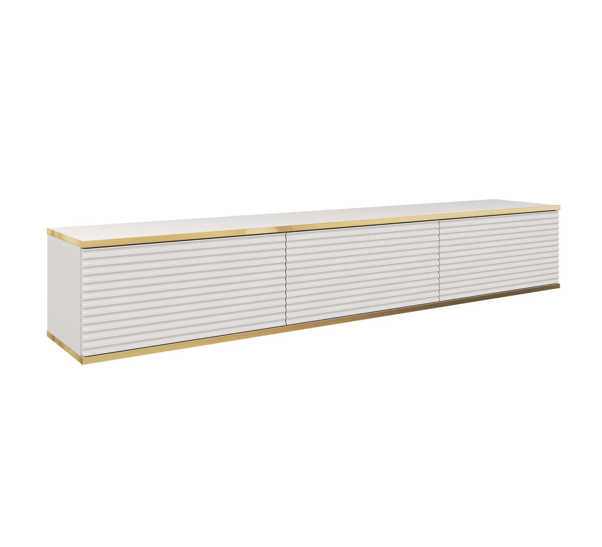 RTV skapis O2 rievota priekšpuse 175/30/32 cm balts - N1 Home