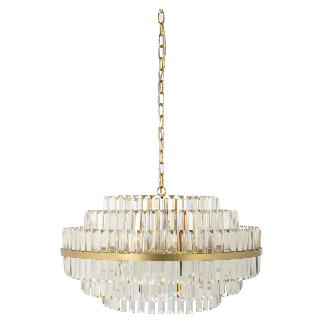 Lustra Desire brushed gold  Richmond Interiors 40/80 cm zelts - N1 Home