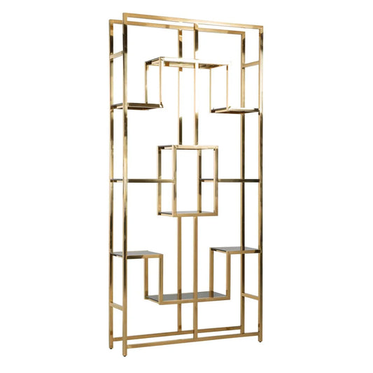 Vitrīna Magnus Richmond Interiors 108/230/30 cm zelts