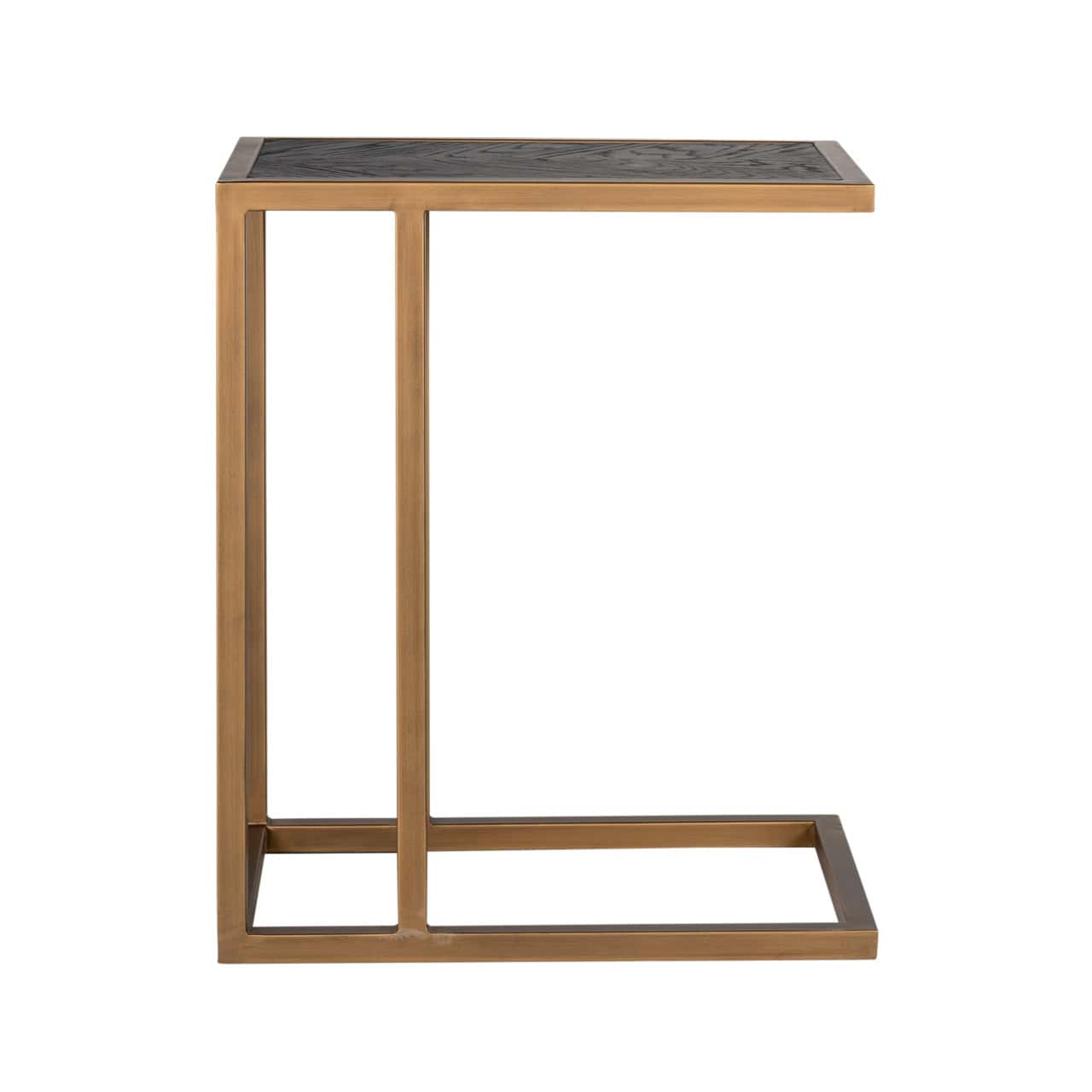 Kafijas galds Blackbone Richmond Interiors 55/66/35 cm Brass black rustic
