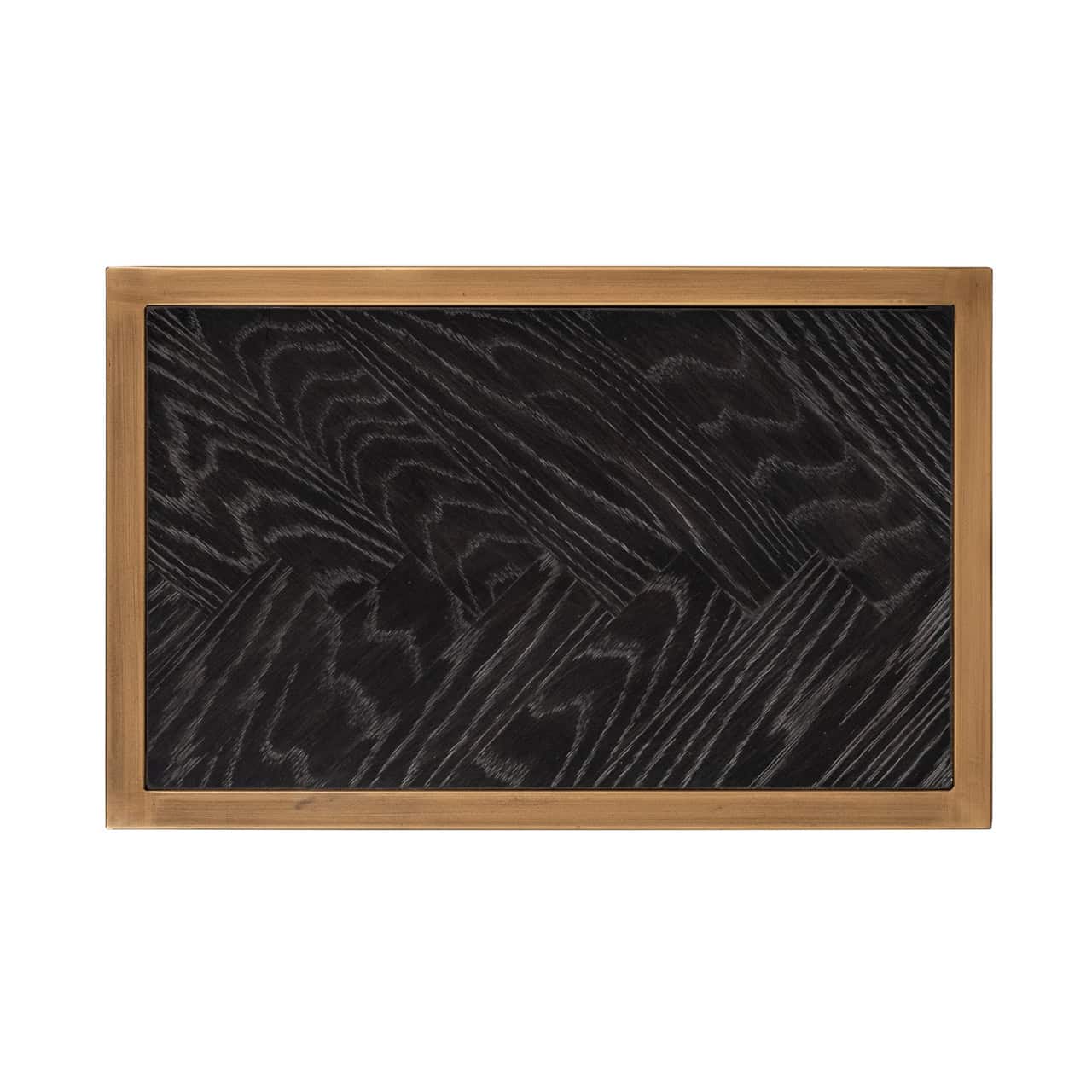 Kafijas galds Blackbone Richmond Interiors 55/66/35 cm Brass black rustic