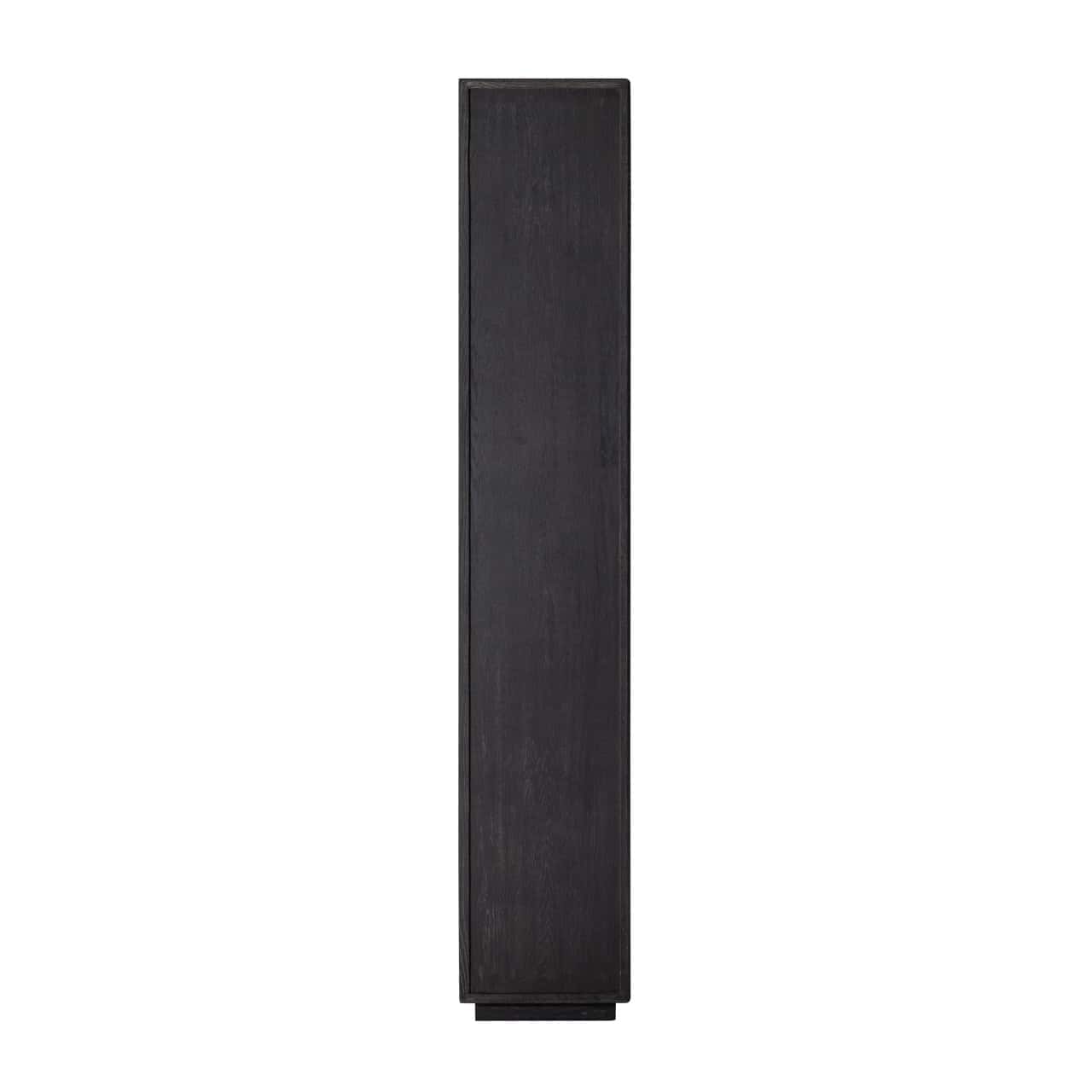 Vitrīna  Blackbone Richmond Interiors 100/220/40 cm Brass melns rustic