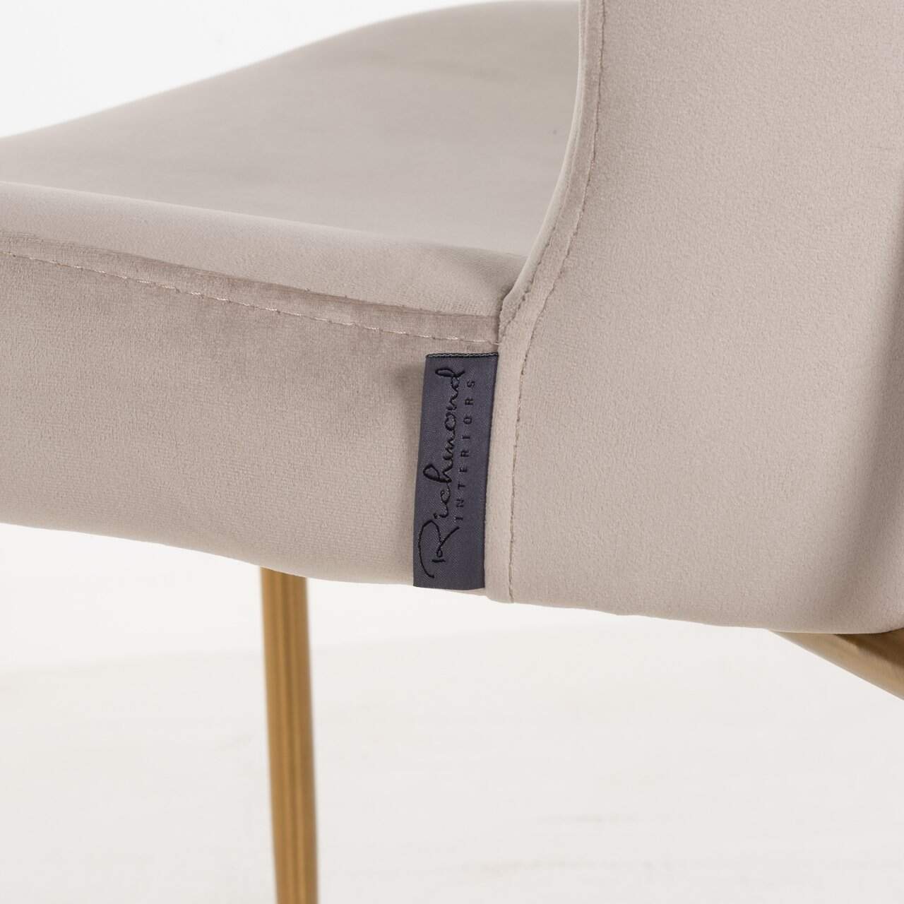 Krēsls Odessa (Set of 2) Richmond Interiors 49/85/64 cm khaki velvet fire retardant