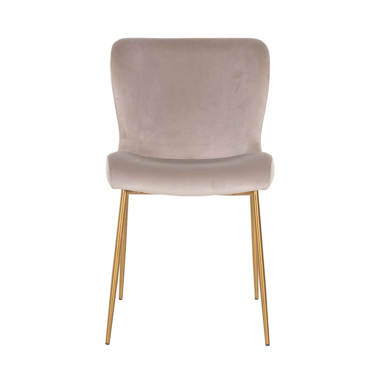 Krēsls Odessa (Set of 2) Richmond Interiors 49/85/64 cm khaki velvet fire retardant