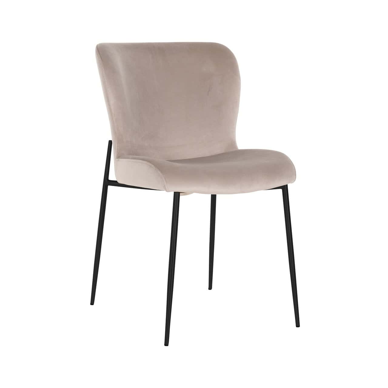 Krēsls Darby (Set of 2) Richmond Interiors 49/85/64 cm khaki velvet fire retardant