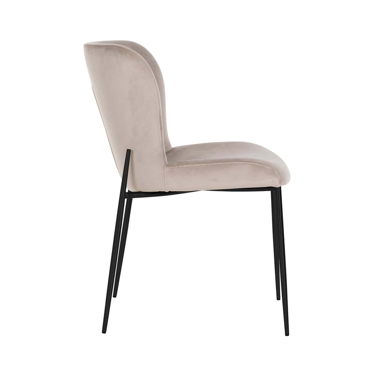Krēsls Darby (Set of 2) Richmond Interiors 49/85/64 cm khaki velvet fire retardant