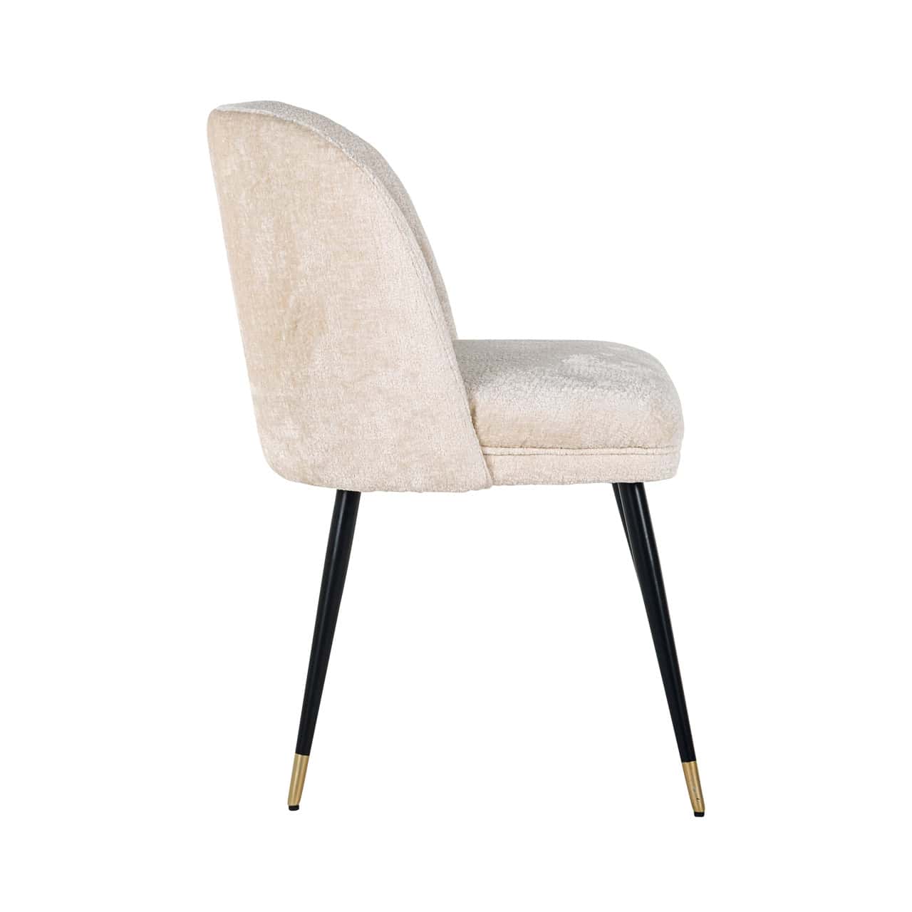 Krēsls Alicia Richmond Interiors 51/82/60 cm FR white chenille fire retardant