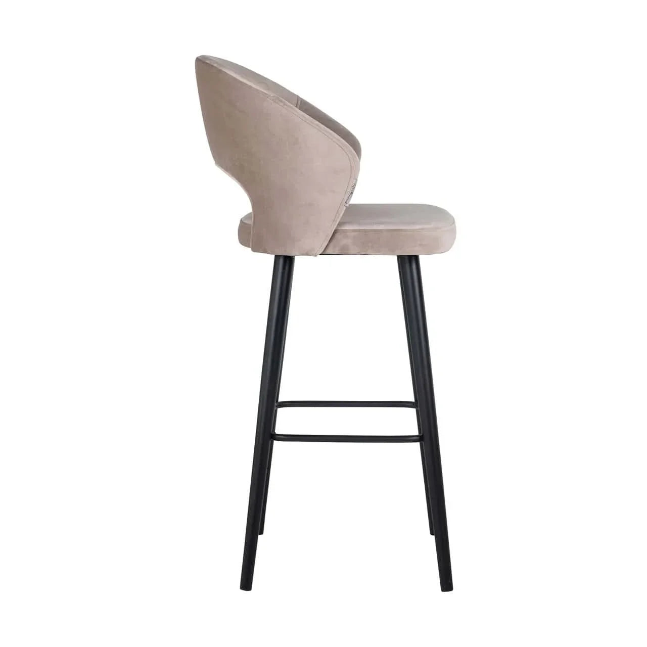 Bāra krēsls Savoy Richmond Interiors 50/57/113 cm khaki velvet - N1 Home