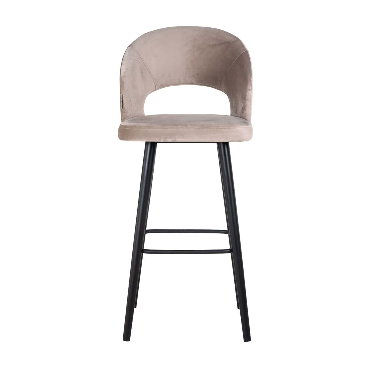 Bāra krēsls Savoy Richmond Interiors 50/57/113 cm khaki velvet - N1 Home