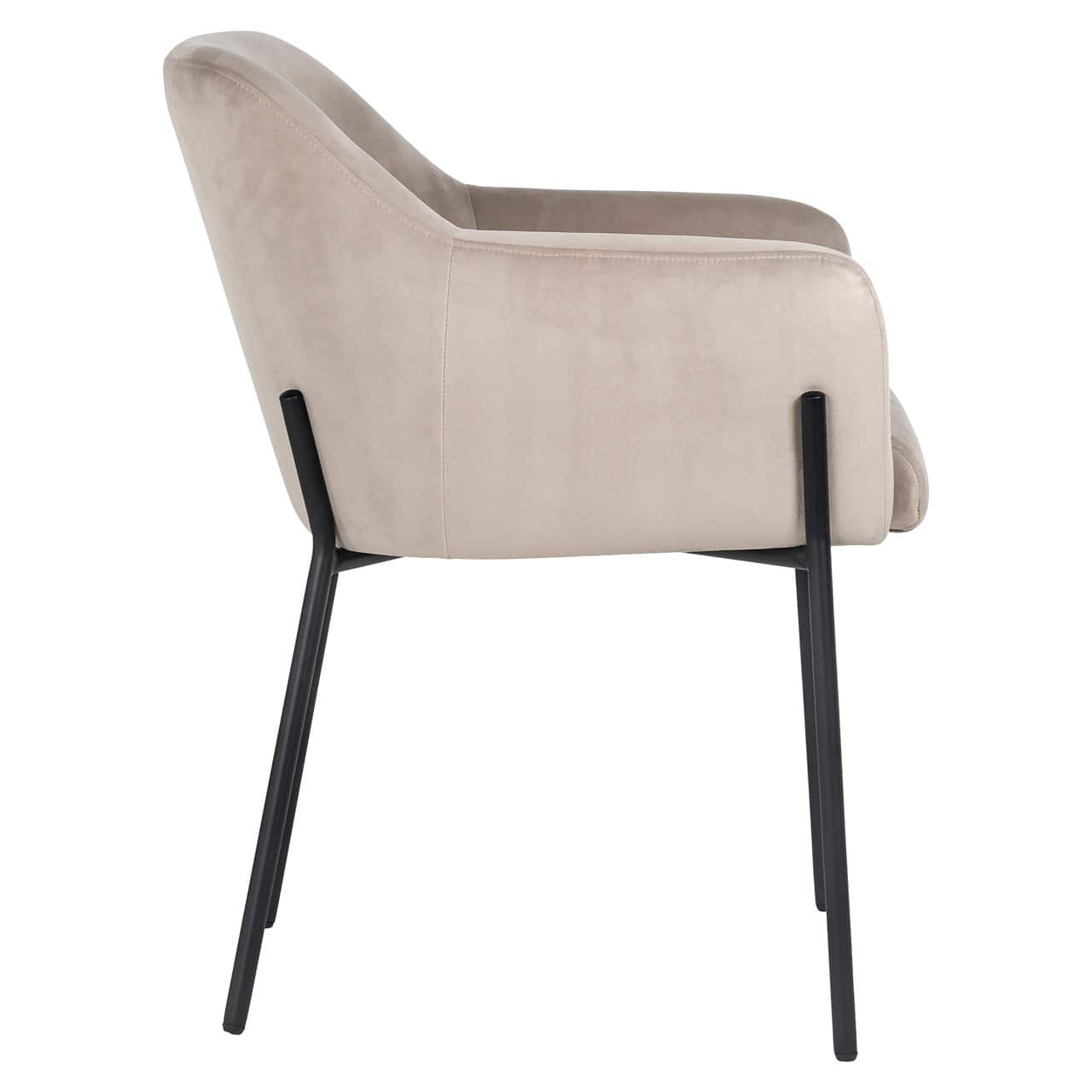 Krēsls Fay Richmond Interiors 57/79/61 cm khaki velvet fire retardant
