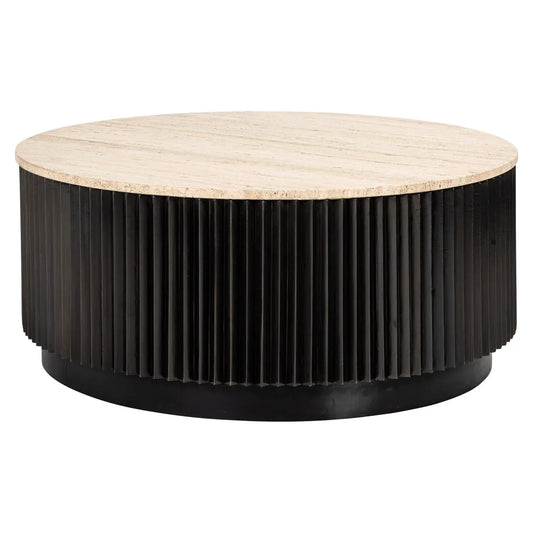 Kafijas galds Bloomstone Richmond Interiors 90/38/90 cm tumši brūns - N1 Home