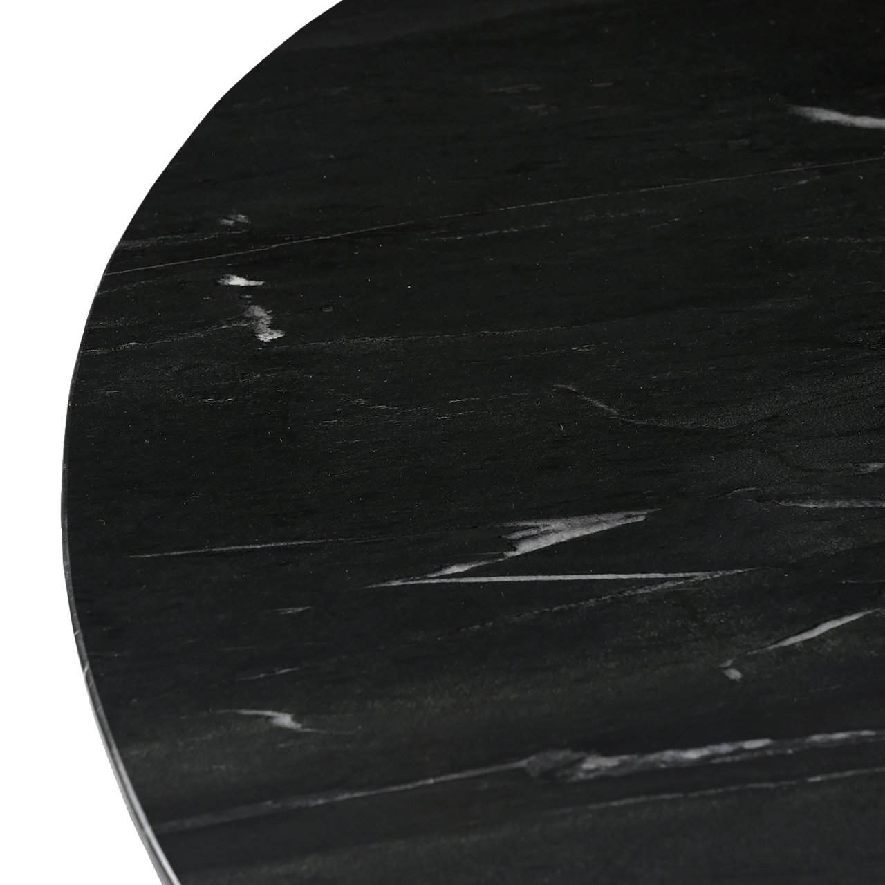 Galds Collada Richmond Interiors 130/76/130 cm melns/zelts