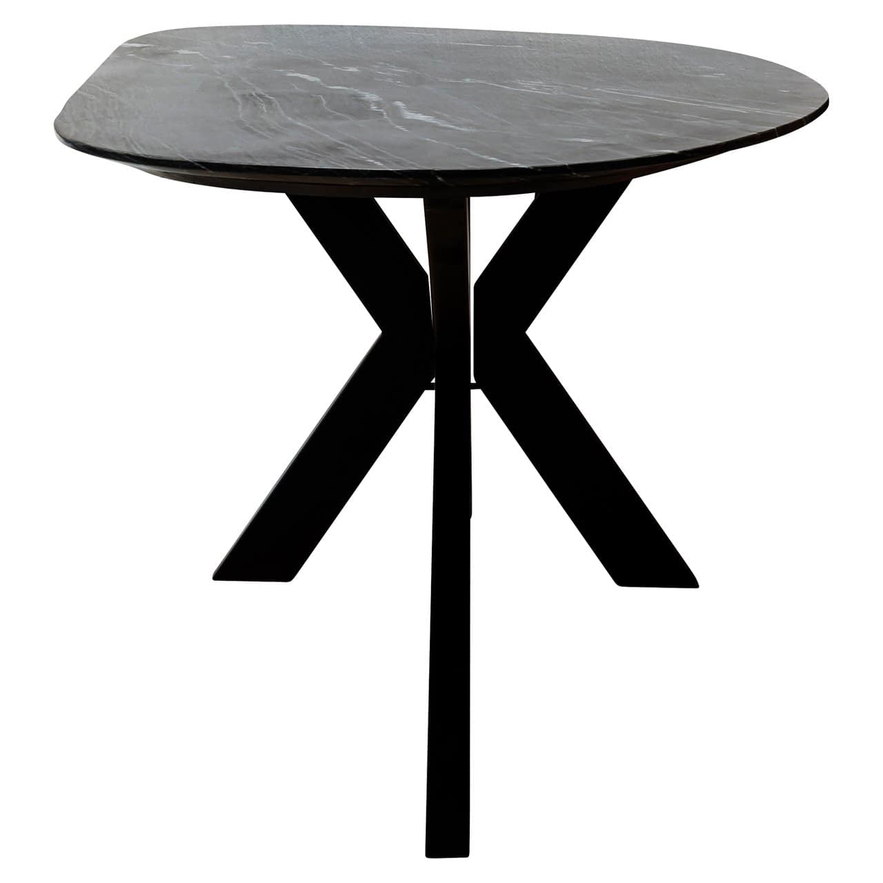 Galds Trocadero Richmond Interiors 220/75/100 cm melns