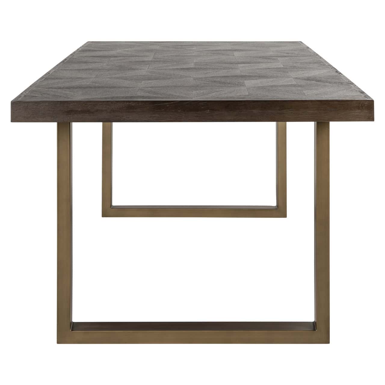 Galds Luxor Richmond Interiors 230/76/100 cm brūns diamond