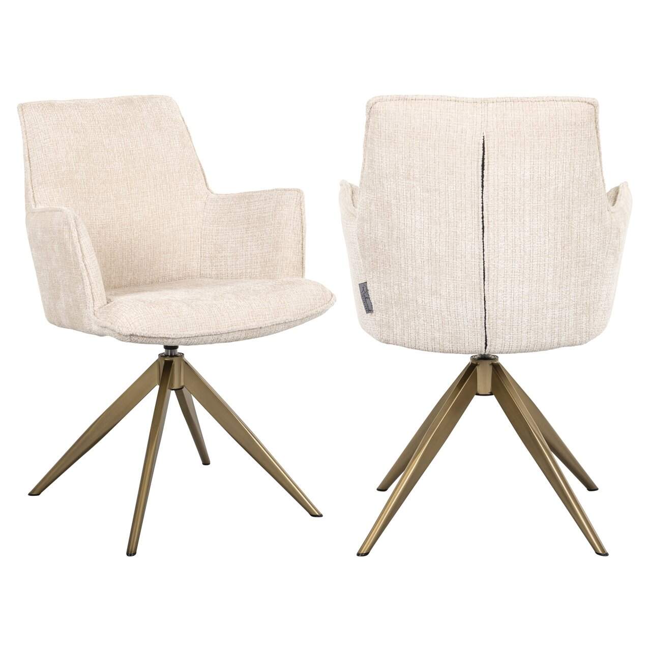 Krēsls Dakota Richmond Interiors 59/88/62 cm niagara bēšs