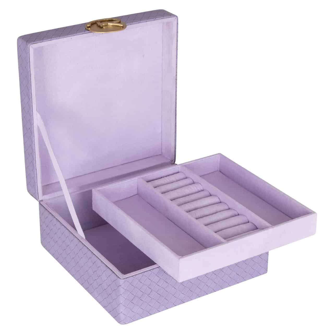 Uzglabāšanas kaste Joelle Richmond Interiors 17/16/8; 23/24/10 cm purple