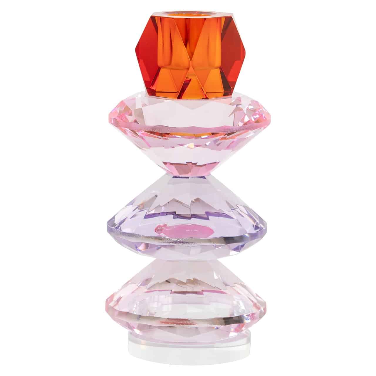 Svečturis Yalena L Richmond Interiors 16/7/7 cm rozā - N1 Home
