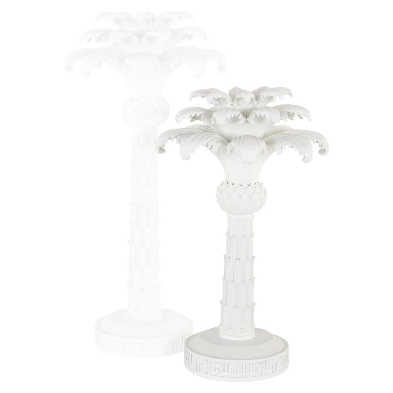 Svečturis Palma S Richmond Interiors 37/23/23 cm balts - N1 Home