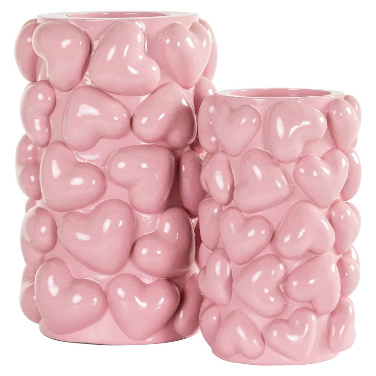 Svečturis Emel L Richmond Interiors 20/32/20 cm rozā - N1 Home