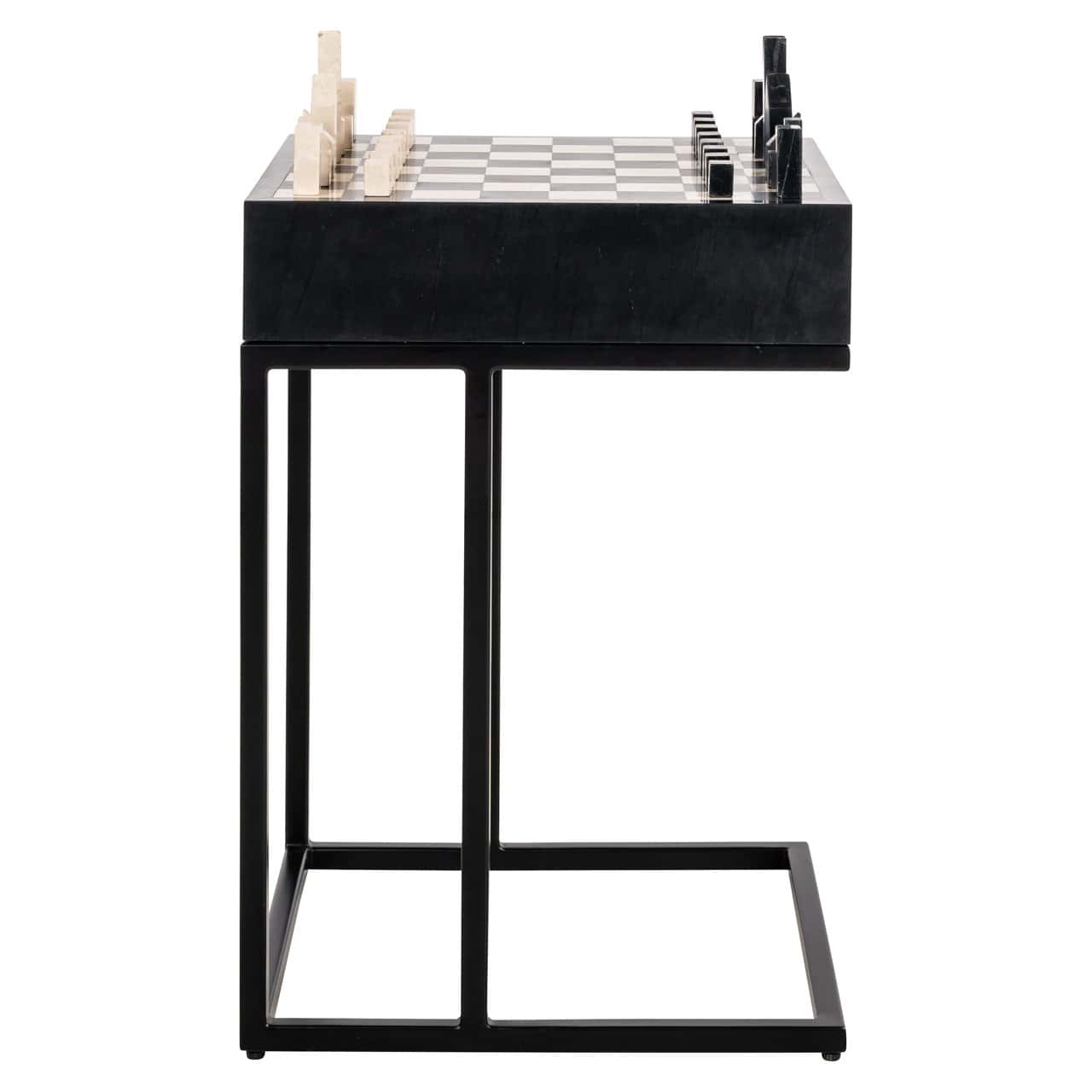 Kafijas galds Davos Richmond Interiors 44/62/44 cm melns