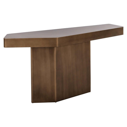 Konsole Hexa Richmond Interiors 75/150/40 cm brushed gold