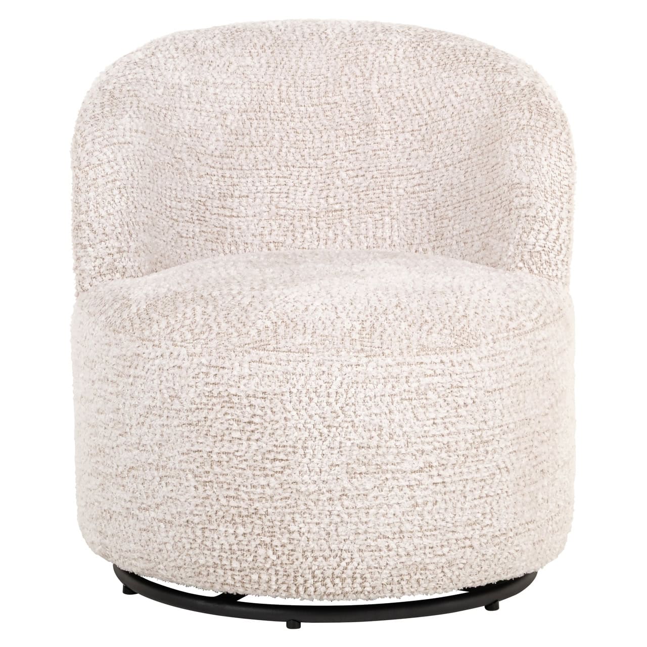 Krēsls Jackie Richmond Interiors 60/63/61 cm lovely cream swivel kids