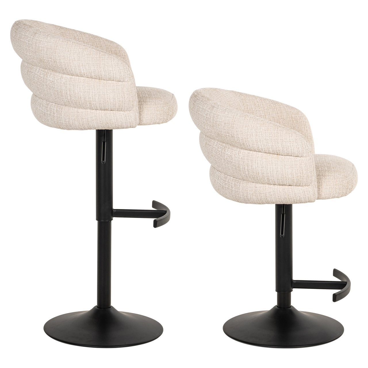 Bāra krēsls Nikki  Richmond Interiors 59/85/58 cm niagara beige - N1 Home