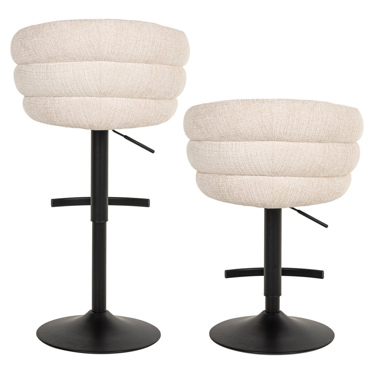 Bāra krēsls Nikki  Richmond Interiors 59/85/58 cm niagara beige - N1 Home