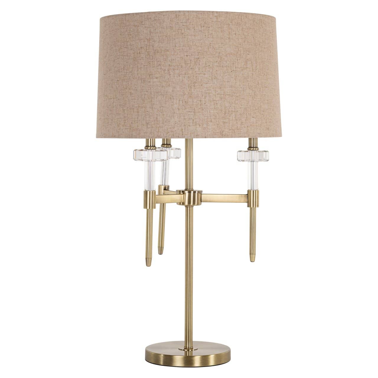 Galda lampa Josie Richmond Interiors 43/43/79 cm krēms/zelts