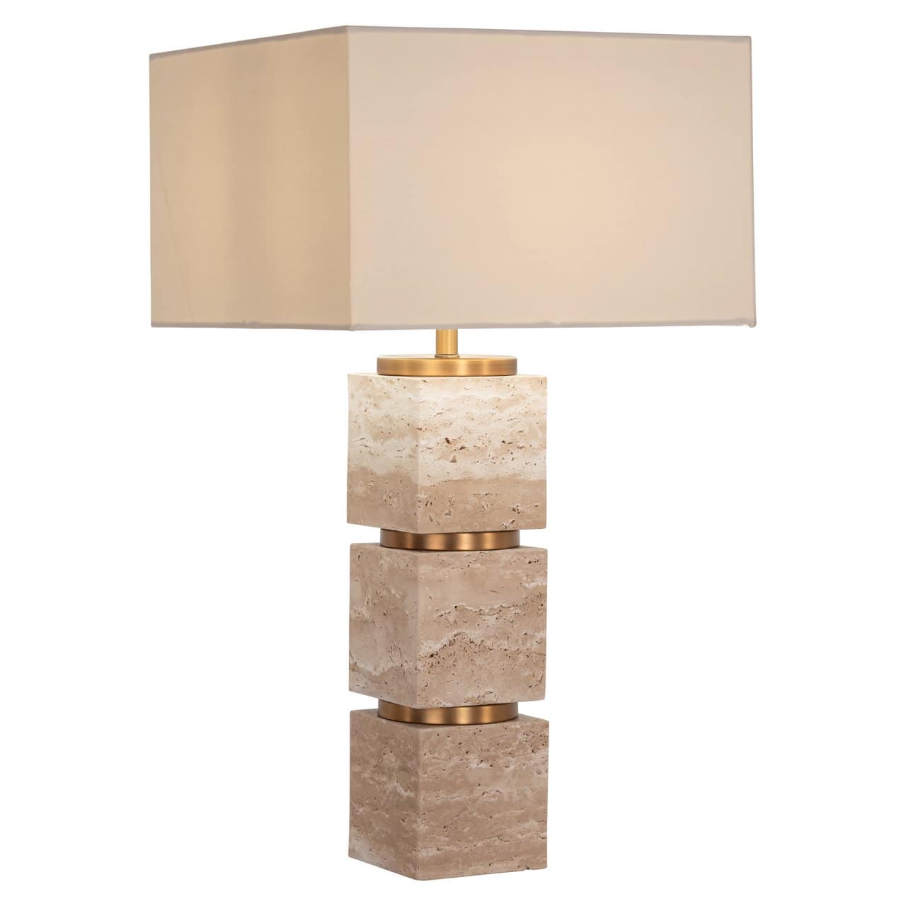 Galda lampa Jaella Richmond Interiors 38/38/71 cm bēšs