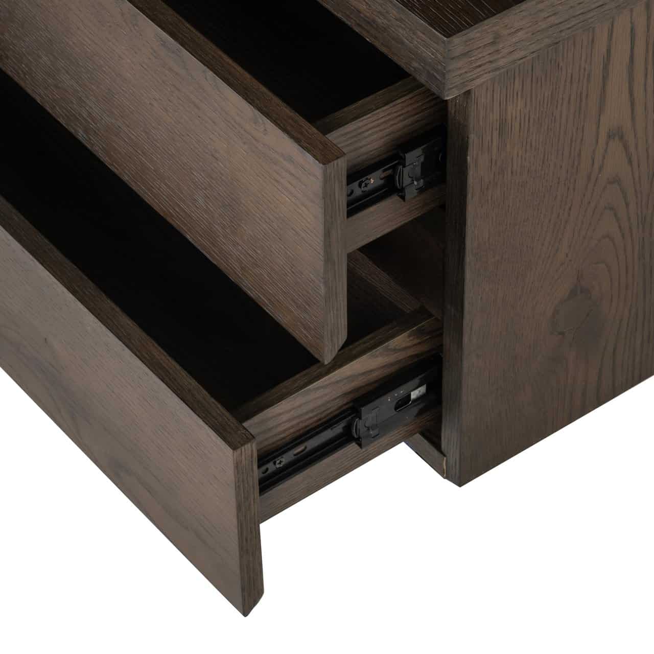 TV skapis Lachance Richmond Interiors 220/176/30 cm brūns