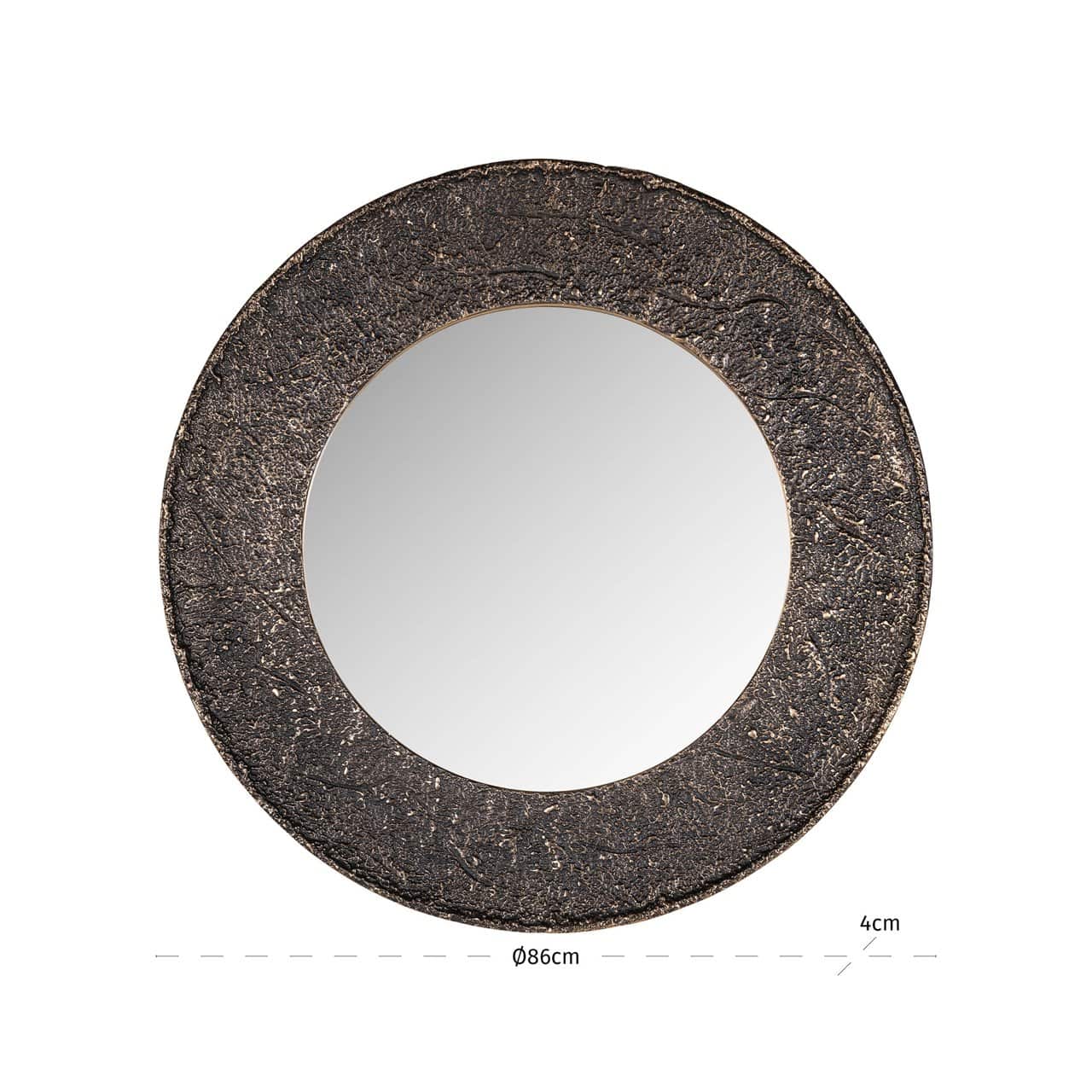 Spogulis Jamel Richmond Interiors 4/86/86 cm bronza - N1 Home