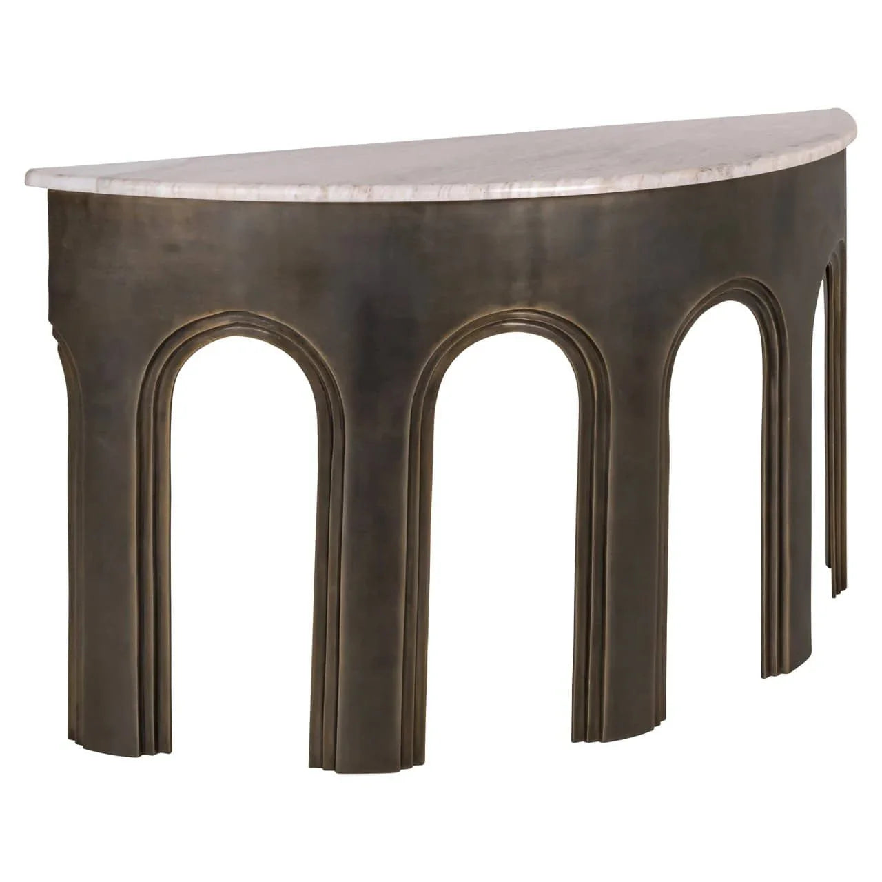 Konsole Sanchis Richmond Interiors 42/140,5/75,5 cm brass antique - N1 Home