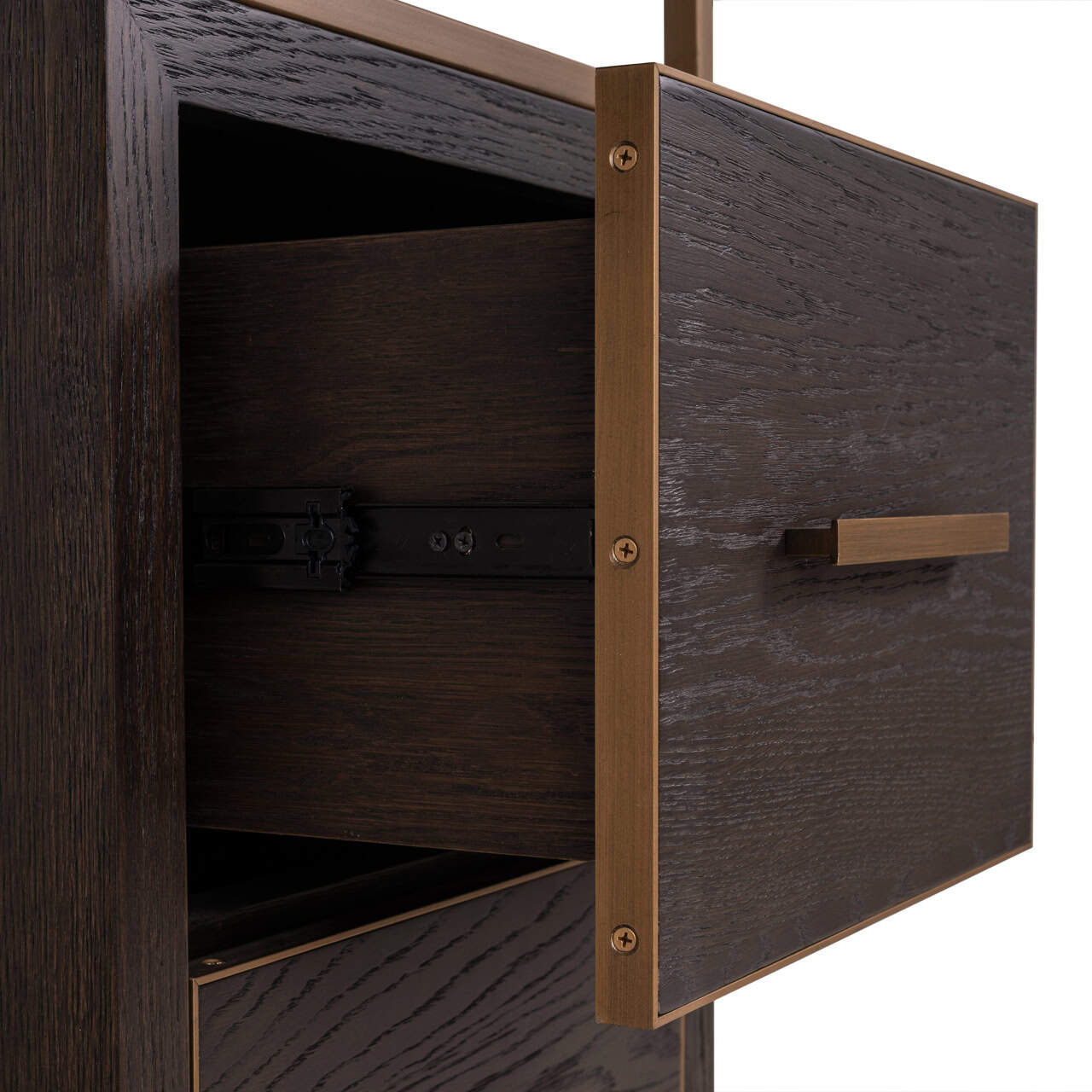 Vitrīna Carter Small Richmond Interiors 50/220/38 cm brūns