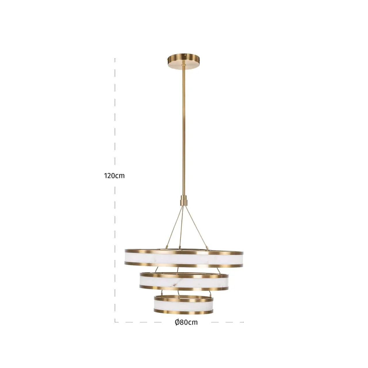 Griestu lampa Cealora Richmond Interiors 80/80/120 cm balts