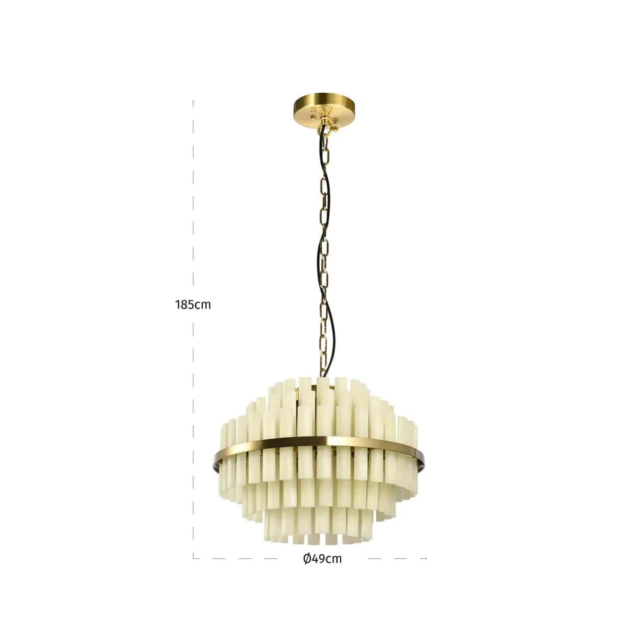 Griestu lampa Zerine Richmond Interiors 49/49/185 cm balts