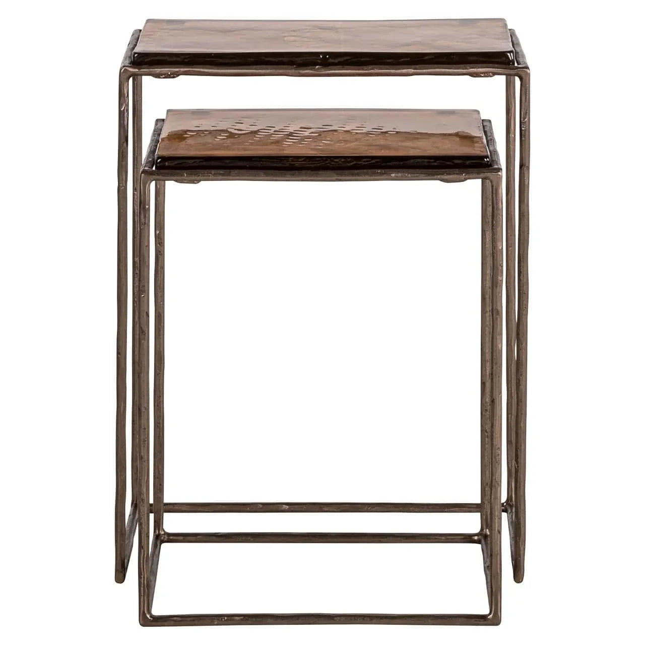 Kafijas galds Villano Richmond Interiors (Set of 2) 23/46/55 cm bronza - N1 Home