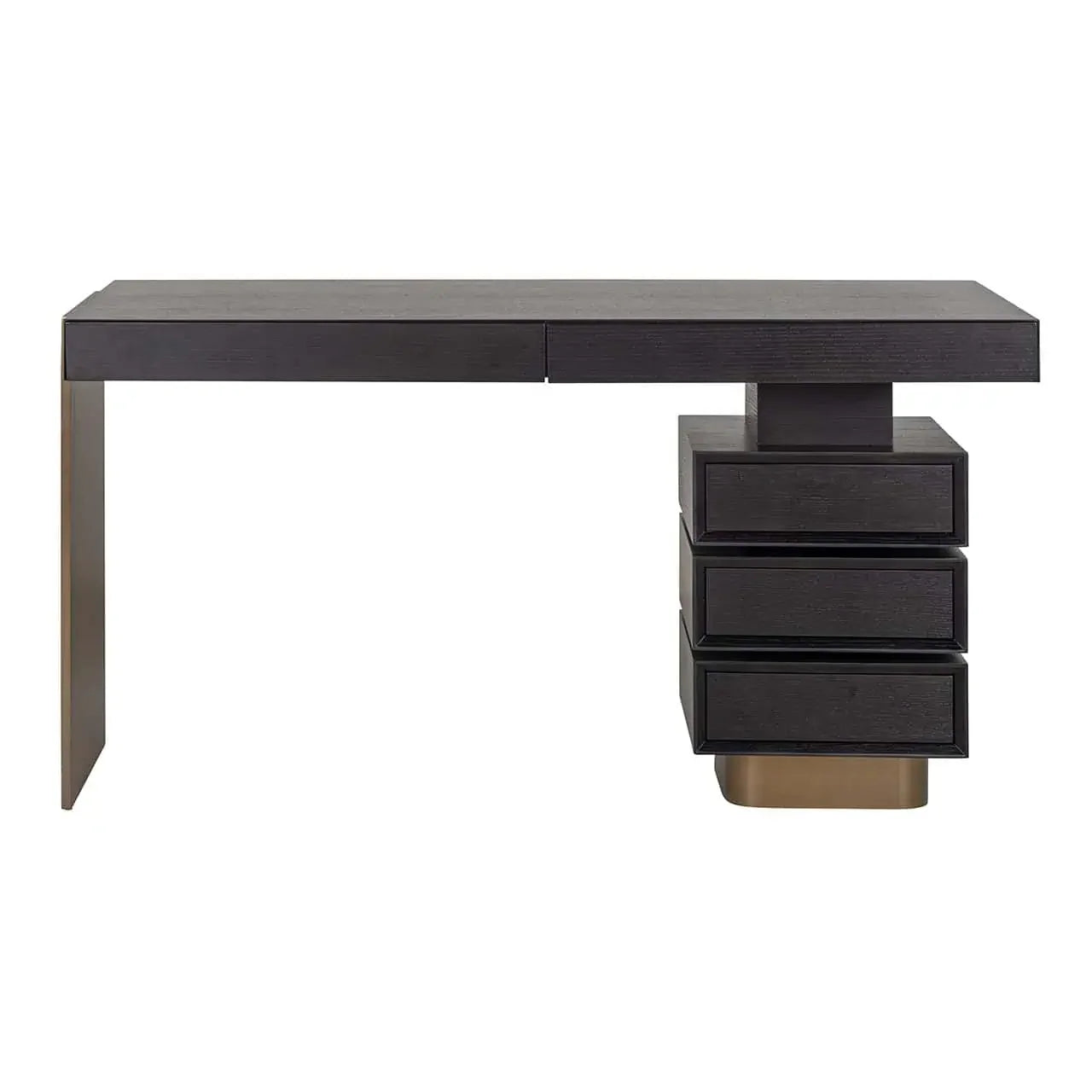 Rakstāmgalds ar 5 atvilktnēm Connar Richmond Interiors 76/140/60 cm ogles - N1 Home