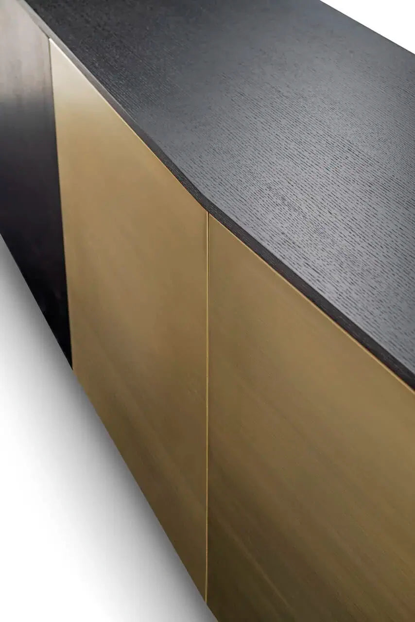 Kumode Dax 4-durvju  Richmond Interiors 80/220/45 cm ogles krāsā - N1 Home