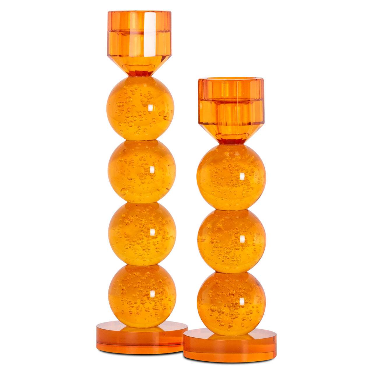 Svečturis Raylan orange small Richmond Interiors 24/8/8 cm oranža - N1 Home
