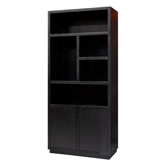 Vitrīna Oakura Richmond Interiors 100/220/45 cm melns